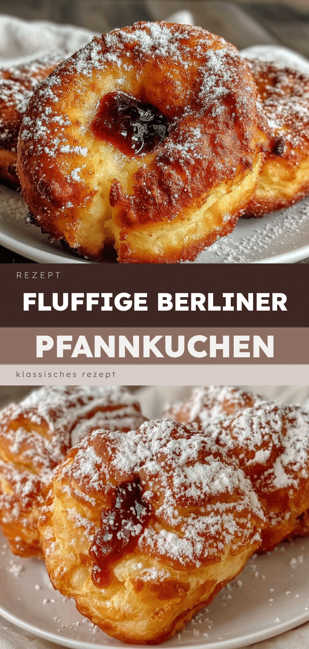 Berliner Pfannkuchen: So einfach & fluffig gehts 5 Berliner Pfannkuchen recipe