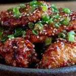 einfache Airfryer Wings mit Honig-Knoblauch Sauce - featured image