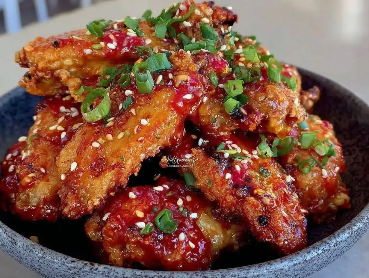 Einfache Airfryer Wings mit Honig-Knoblauch Sauce: 5 Zutaten, keine Fehler 4 einfache Airfryer Wings mit Honig-Knoblauch Sauce preparation steps