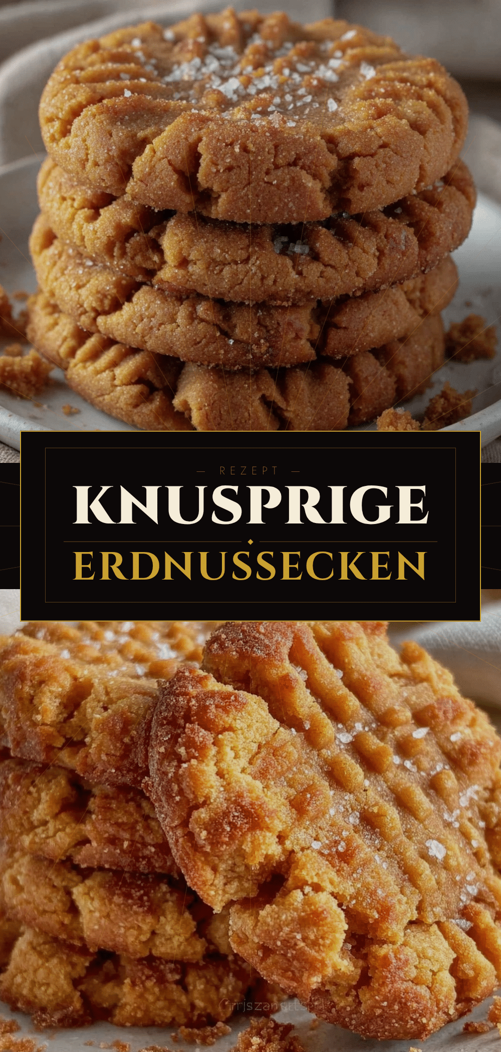 Einfache Erdnussbutter Kekse: 3-Zutaten Rezept 5 Einfache Erdnussbutter Kekse recipe