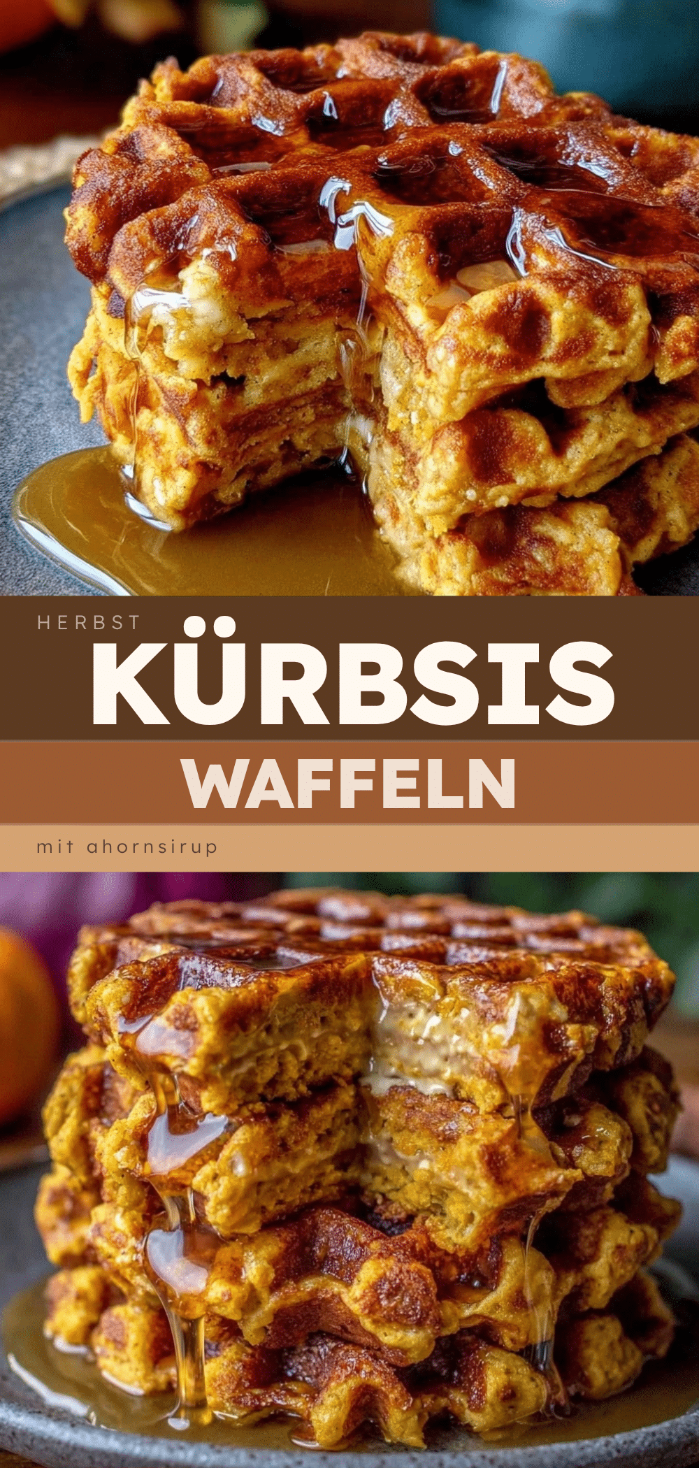 Einfache Herbst Kürbis Waffeln: 4 Zutaten, kein Fehler 5 Einfache Herbst Kürbis Waffeln recipe