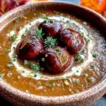 einfache Herbstliche Maronensuppe - featured image