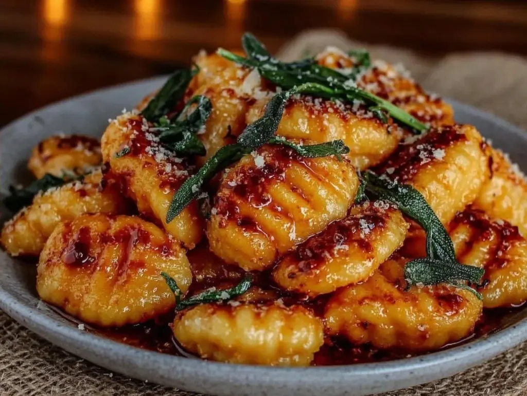 Einfache Kürbis-Gnocchi mit brauner Butter - featured image