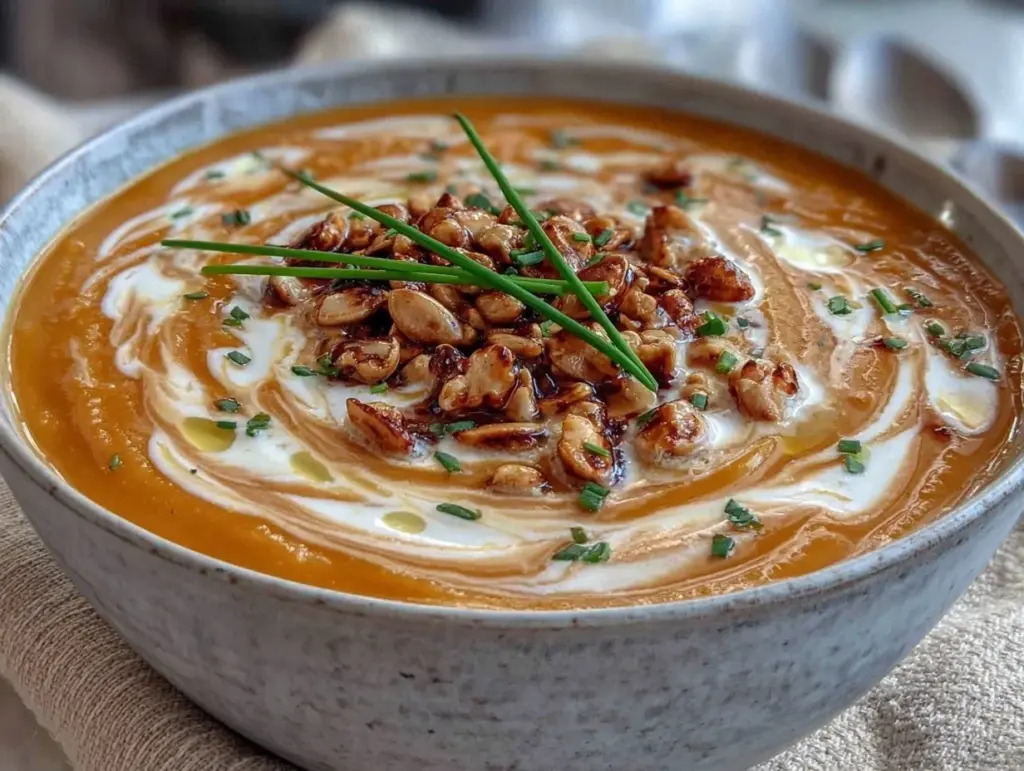 einfache Low-Carb Kürbissuppe - featured image