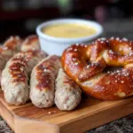 einfache Weißwurst mit Brezel - featured image