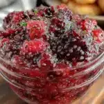 einfache zuckerfreie Beeren-Chia Marmelade - featured image