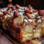 Einfacher Apfelkuchen mit Zimt und Mandeln - featured image