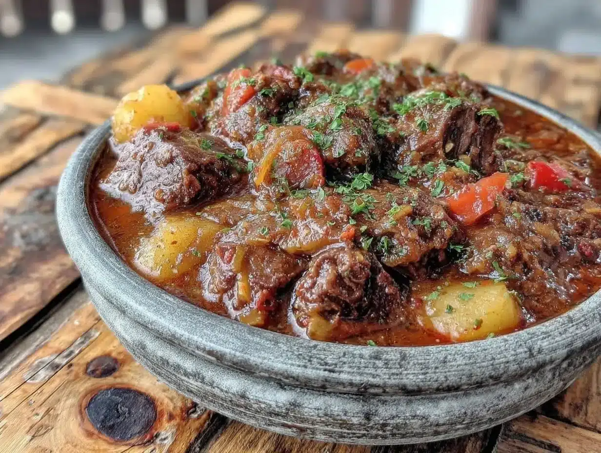 Einfaches Klassisches Gulasch: Das beste Oma-Rezept 4 Einfaches Klassisches Gulasch preparation steps