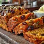 einfaches Kürbisbrot mit Kernen - featured image