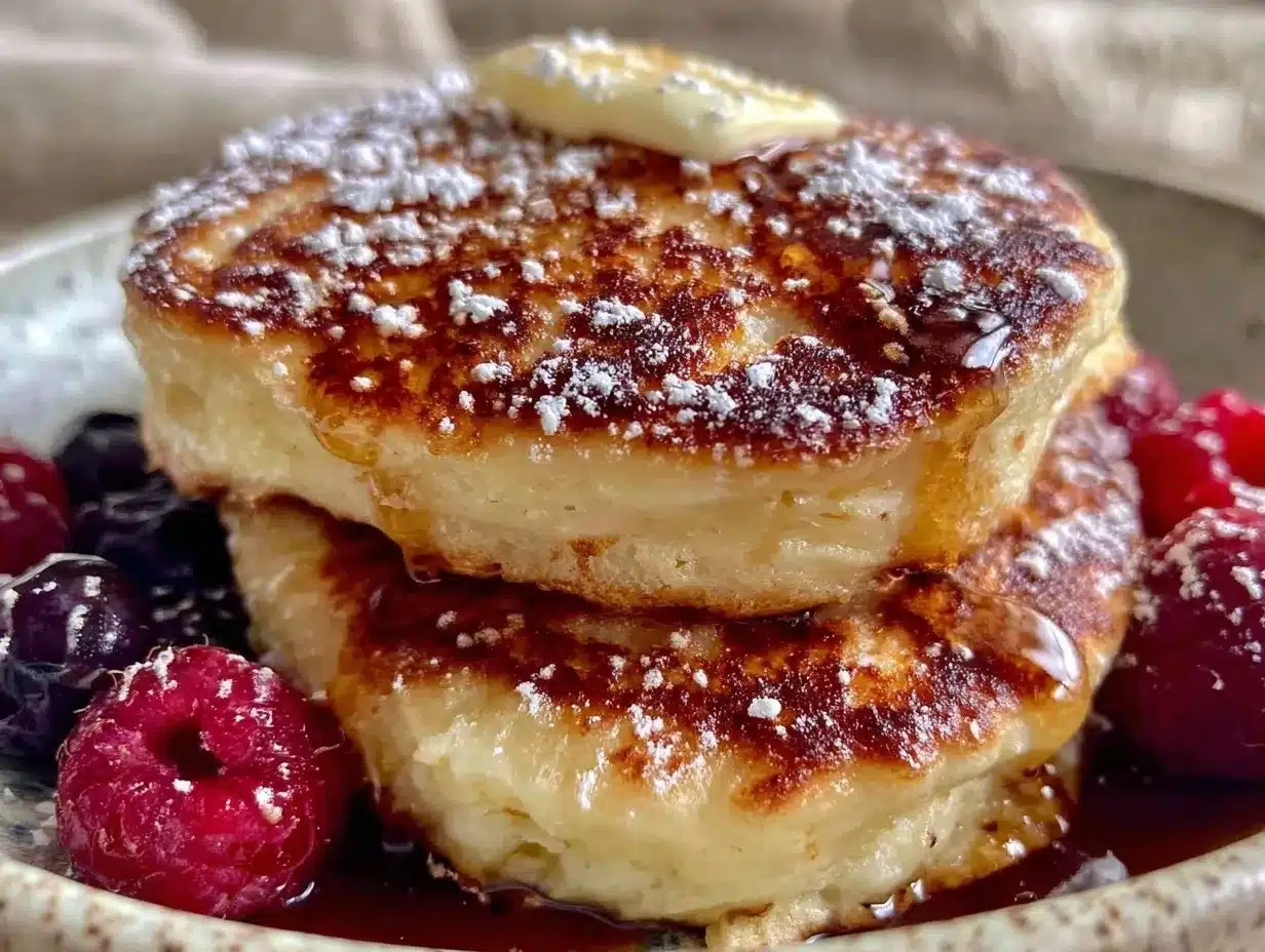 Einfrierbare Pfannkuchen: 3 Zutaten, kein Stress 4 einfrierbare Pfannkuchen preparation steps