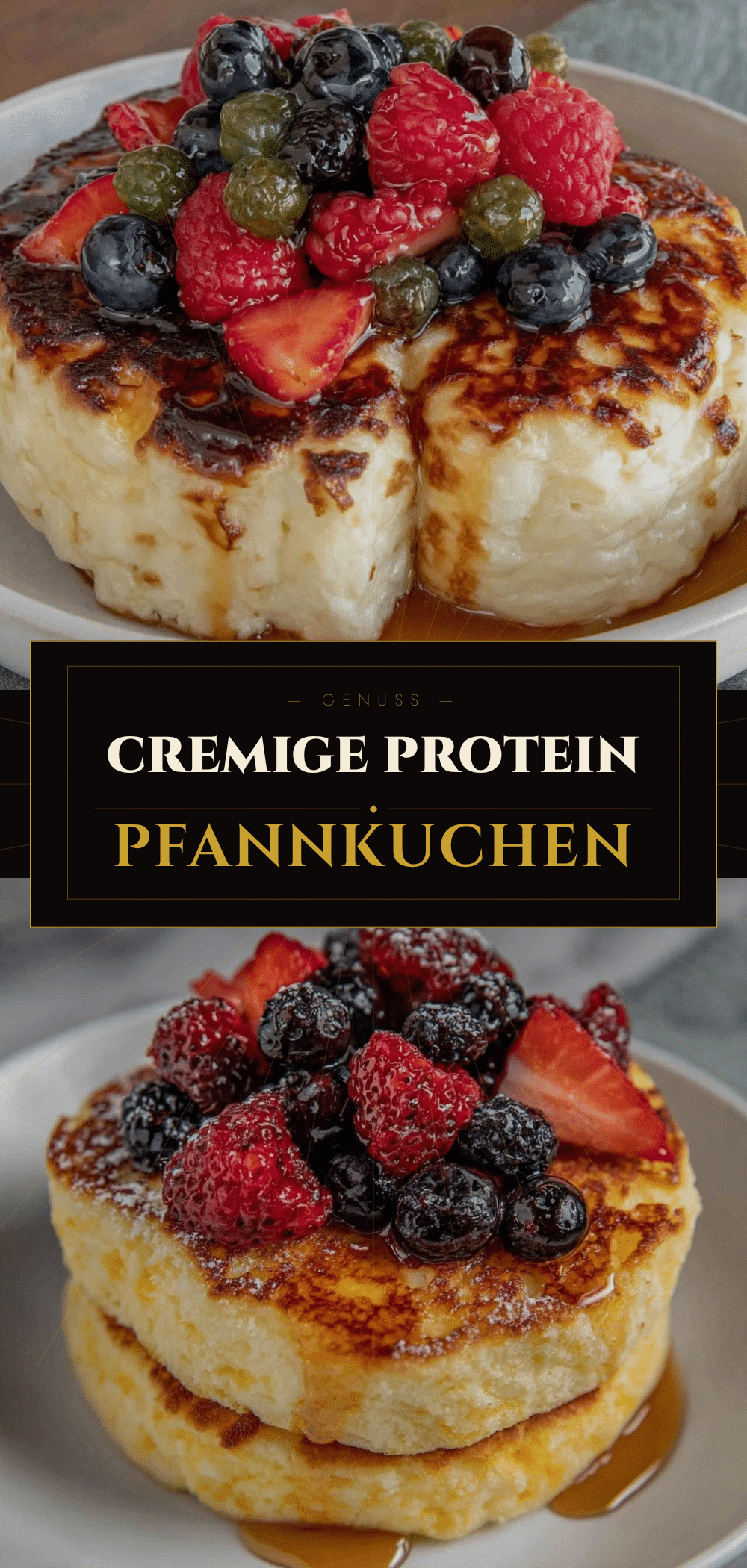 Einfache High-Protein Quark-Pfannkuchen: Unkaputtbar & Einfach 5 High-Protein Quark-Pfannkuchen recipe