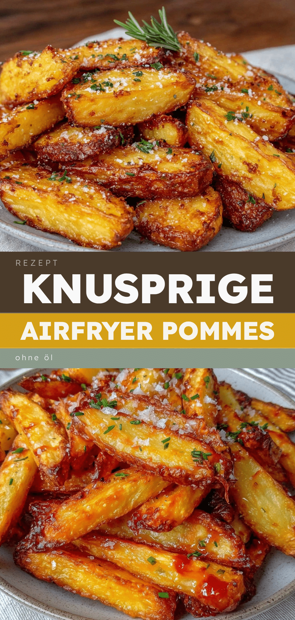 Knusprige Airfryer Pommes: Einfach, Ohne Öl & Gesund 5 Knusprige Airfryer Pommes ohne Öl recipe