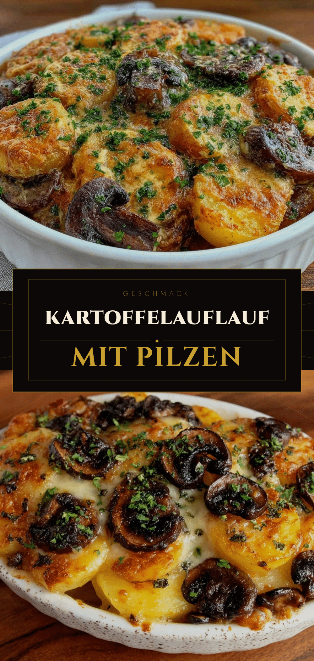 Einfacher laktosefreier Kartoffelauflauf: Laktosefrei & Pilze 5 laktosefreier Kartoffelauflauf recipe