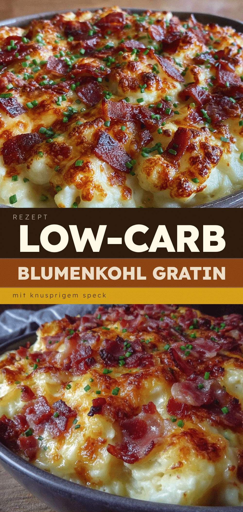 Low-Carb Blumenkohl-Käsegratin: 3 Zutaten, kein Scheitern 5 Low-Carb Blumenkohl-Käsegratin recipe