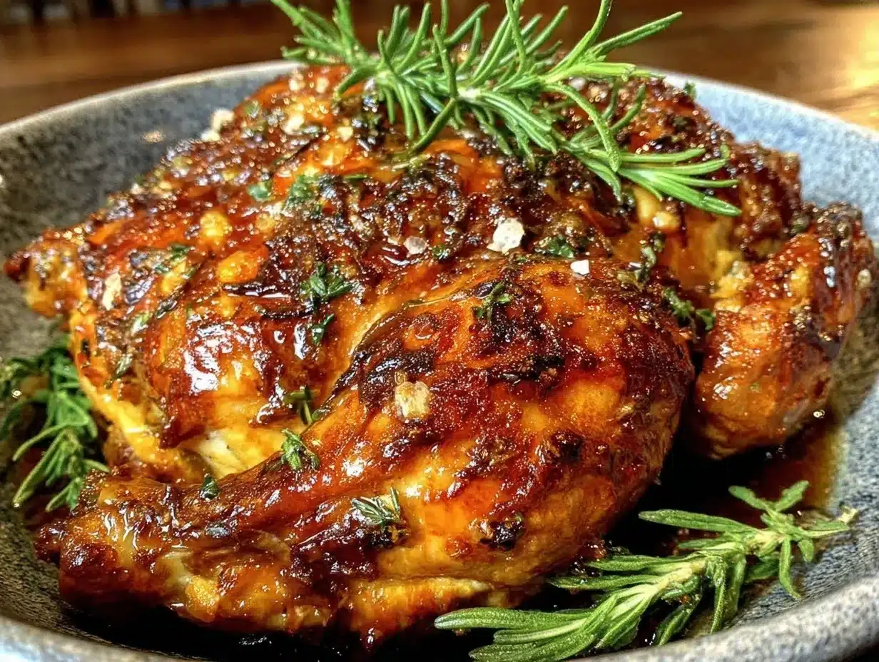 Saftiges Ofenhähnchen mit Kräutern: Das einfachste & sicherste Rezept 4 Saftiges Ofenhähnchen mit Kräutern preparation steps
