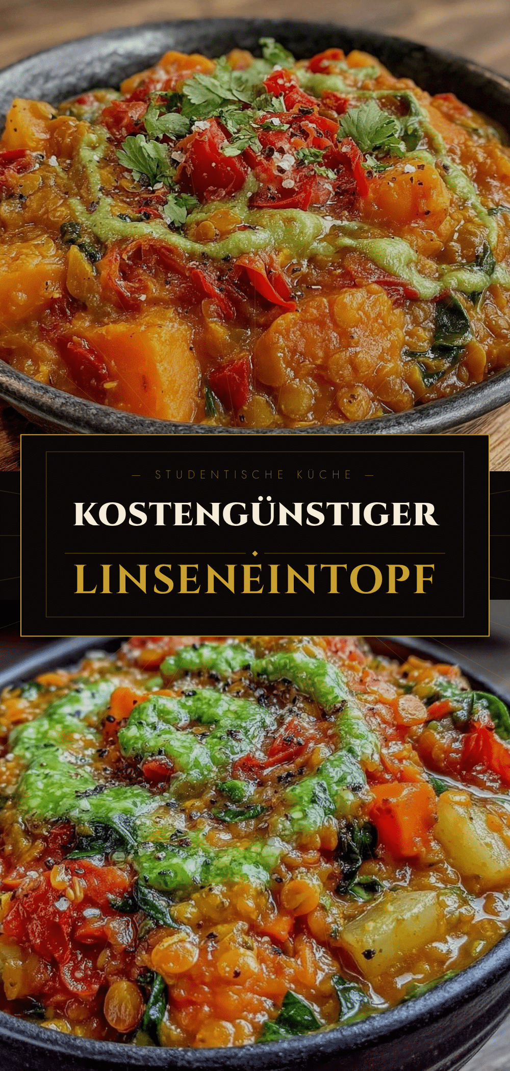 Günstiger Studenteneintopf mit roten Linsen: Einfach, günstig & perfekt 5 Studenteneintopf mit roten Linsen recipe