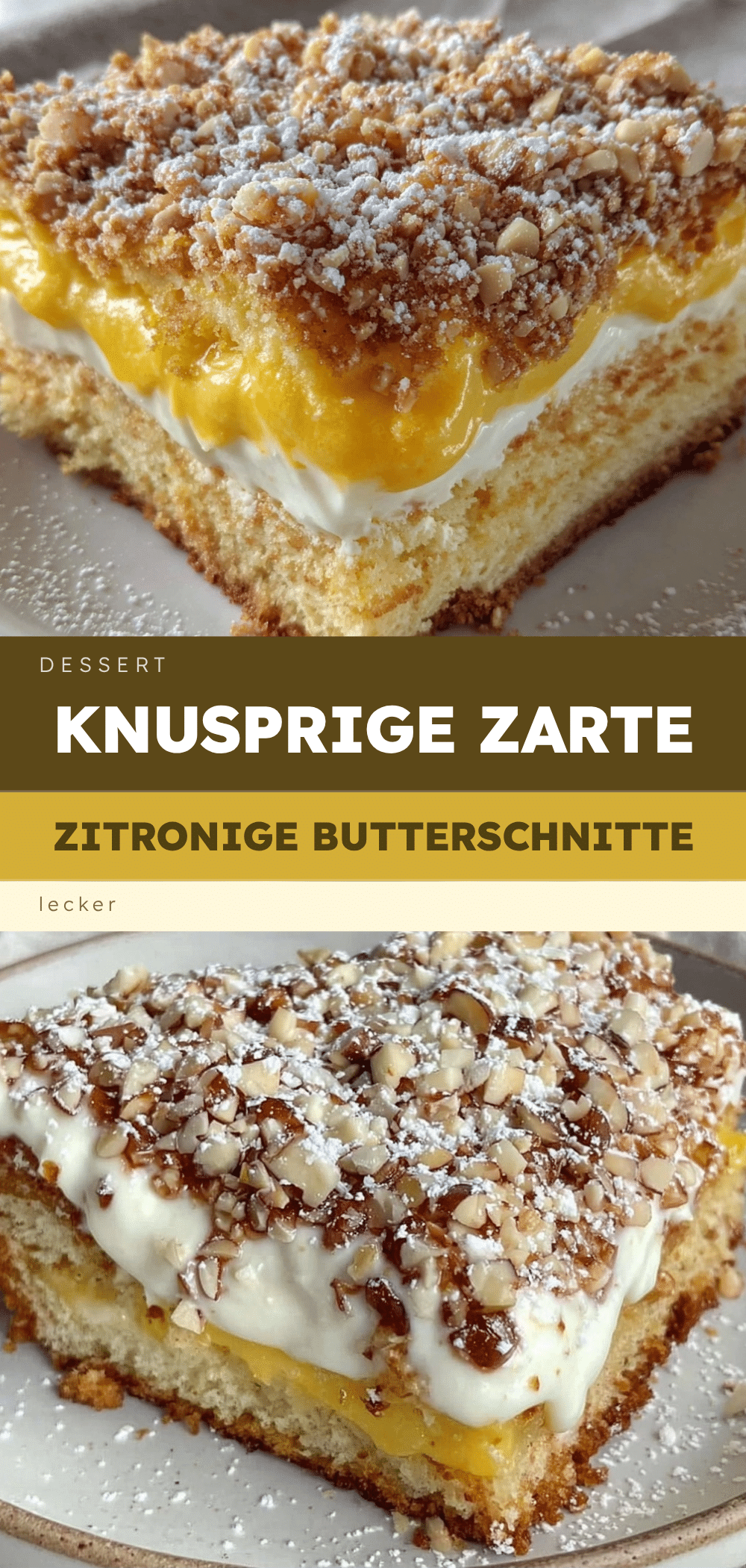 Zitronige Butterschnitte: Das einfachste Rezept 5 Zitronige Butterschnitte recipe