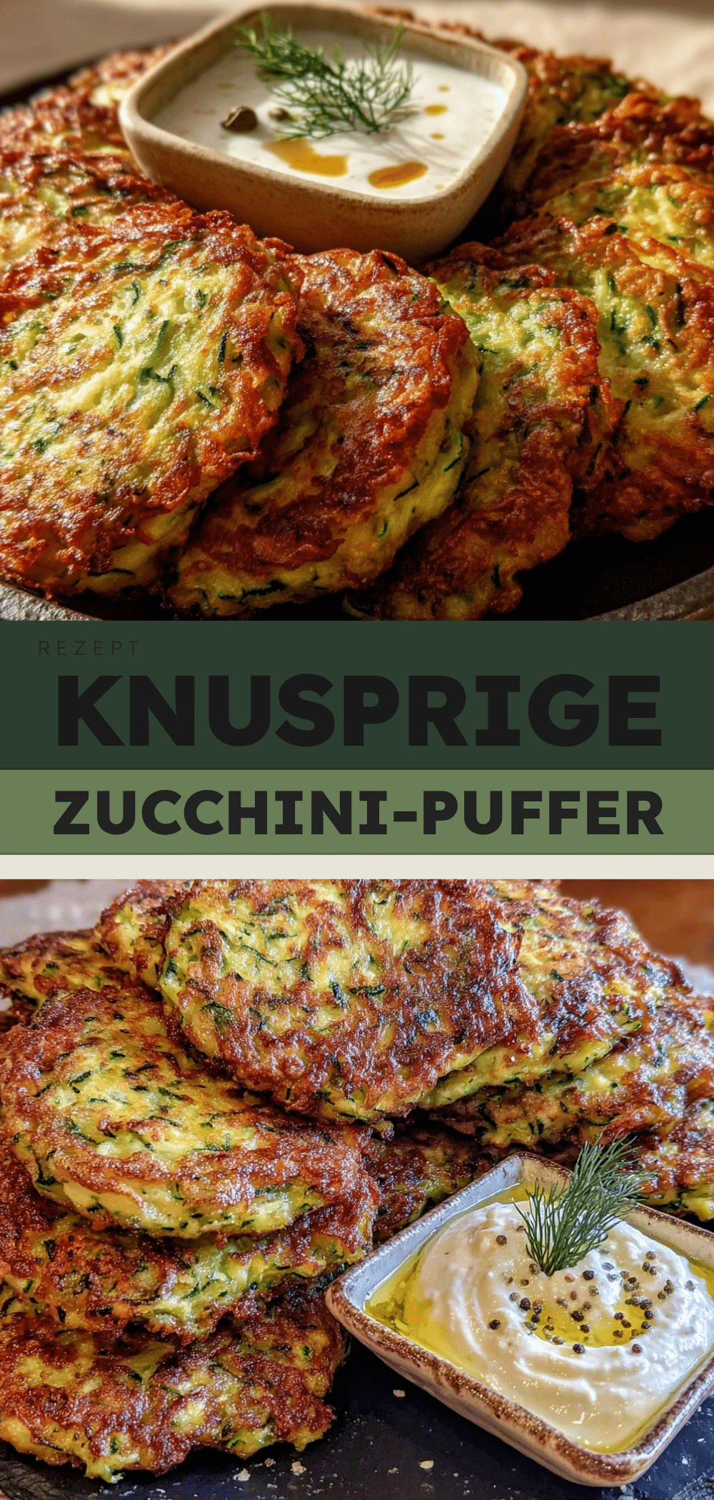 Zucchini-Puffer: Der einfachste knusprige Rezept 5 Zucchini-Puffer recipe