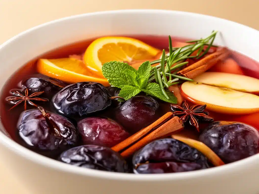 alkoholfreie Zwetschgenbowle - featured image