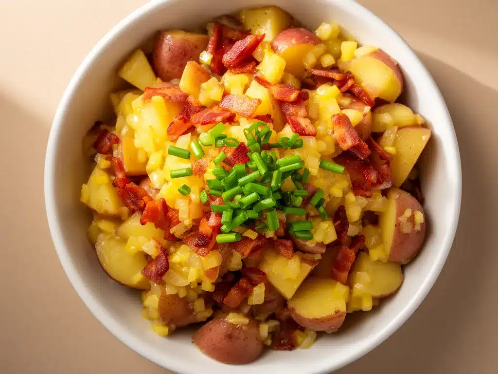 Bayerischer Kartoffelsalat: Das perfekte, cremige Rezept 4 Bayerischer Kartoffelsalat preparation steps