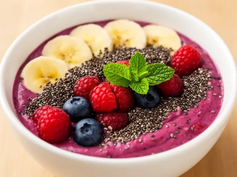 Startseite 1 Cremige Beeren-Smoothie Bowl - featured image