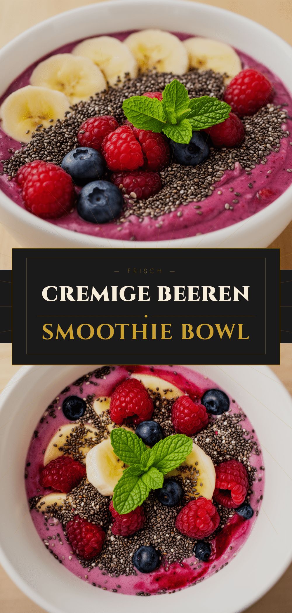 Cremige Beeren-Smoothie Bowl: 5 Min. Rezept 5 Cremige Beeren-Smoothie Bowl recipe