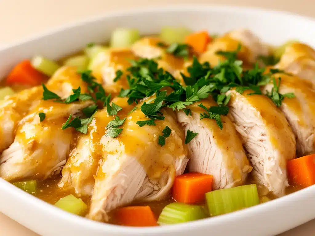 Cremiges Hähnchen mit Honig-Senf Sauce - featured image