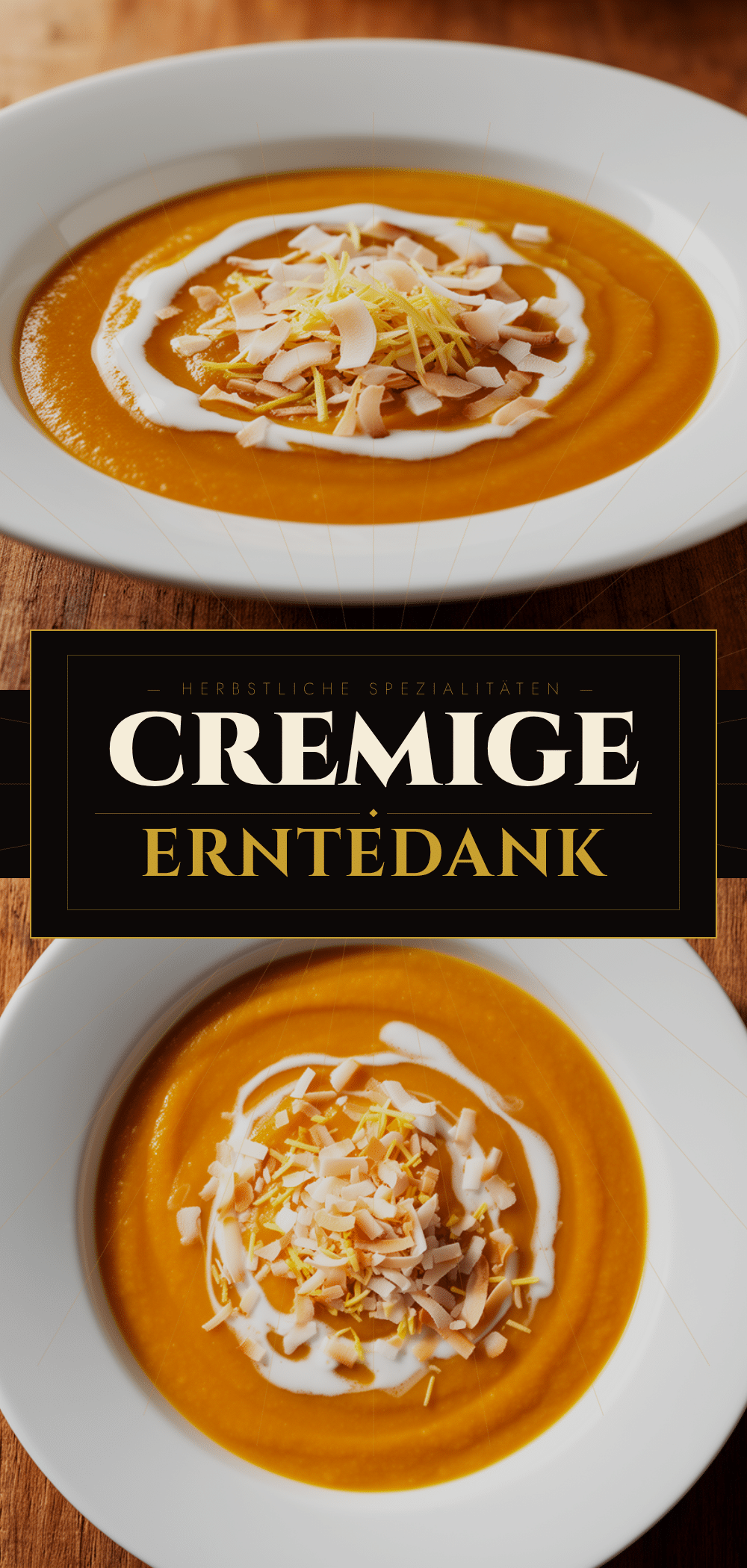 Cremige Erntedank Kürbissuppe mit Ingwer und Kokos: Einfach & Schnell 5 Erntedank Kürbissuppe recipe