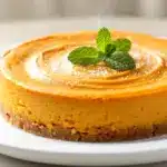 Erntedankfest Kürbis-Cheesecake ohne Boden - featured image