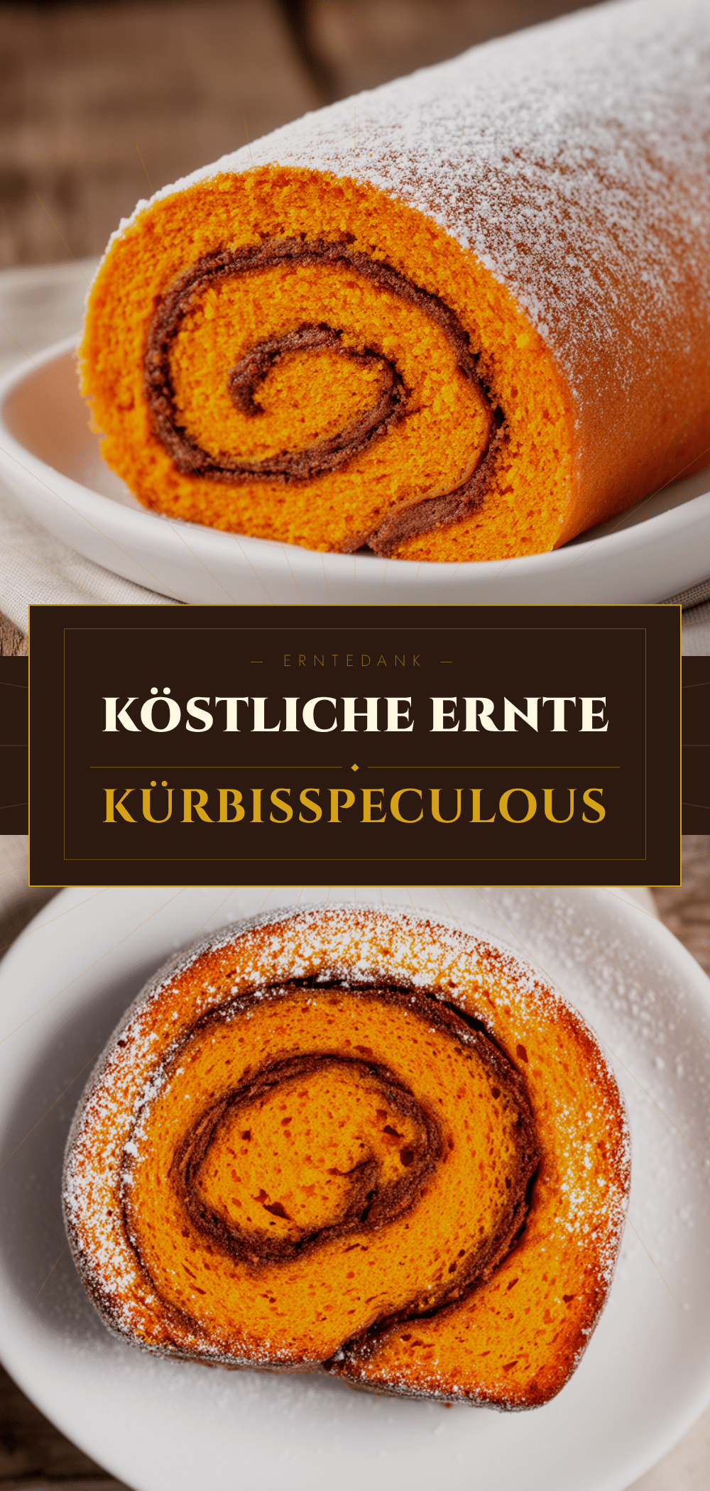 Erntedankfest Kürbis-Zimt Rollkuchen: Der perfekte Herbstkuchen 5 Erntedankfest Kürbis-Zimt Rollkuchen recipe