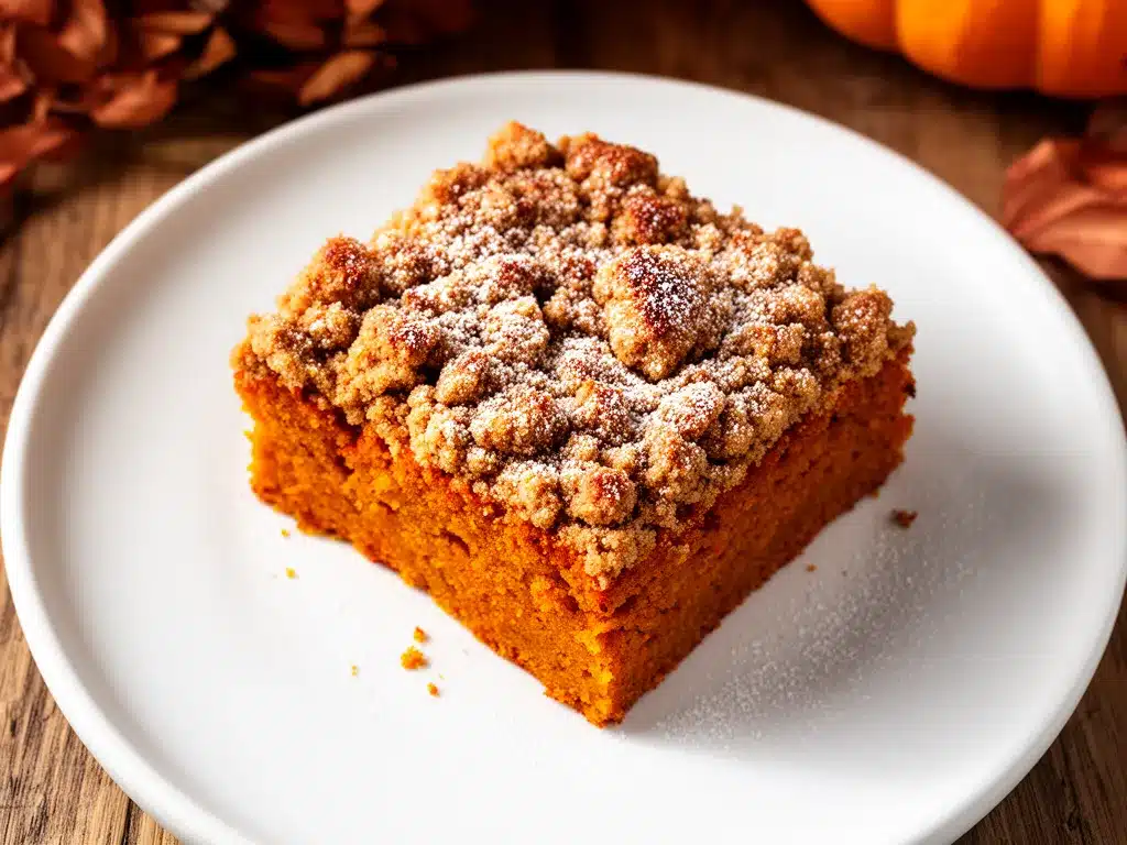 Erntedankfest Kürbiskuchen mit Zimtstreuseln: Einfaches Rezept 4 Erntedankfest Kürbiskuchen mit Zimtstreuseln preparation steps