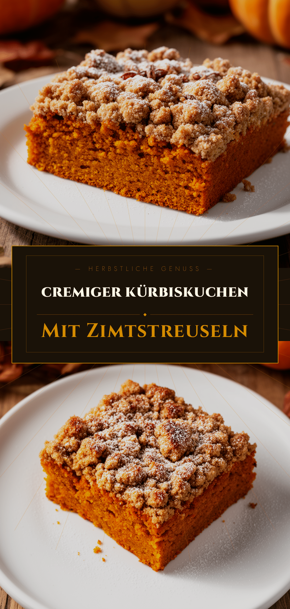 Erntedankfest Kürbiskuchen mit Zimtstreuseln: Einfaches Rezept 5 Erntedankfest Kürbiskuchen mit Zimtstreuseln recipe