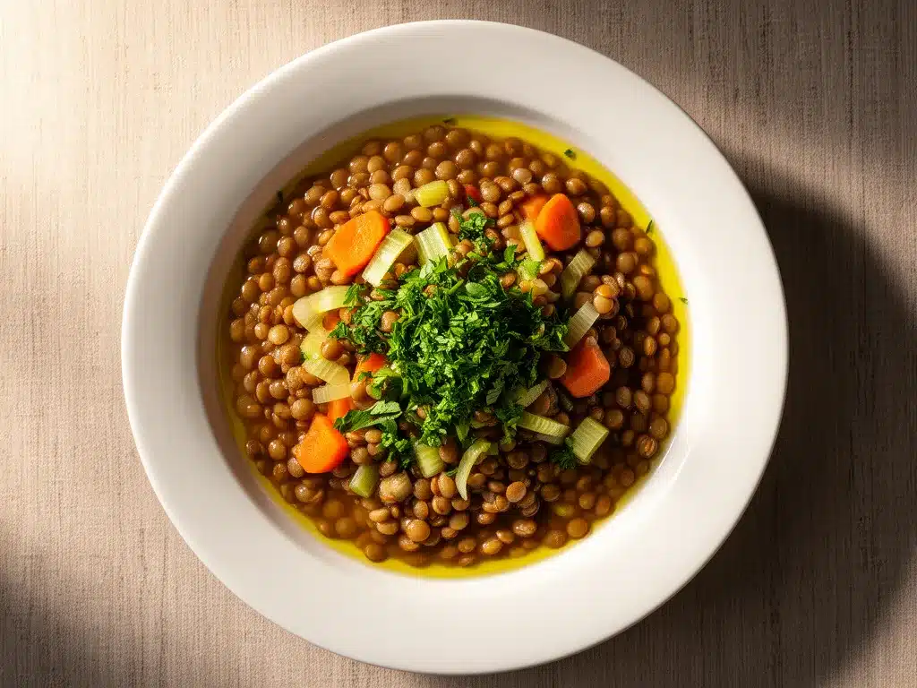 Günstiger Studenteneintopf mit Linsen: 5 Min. Rezept 4 Günstiger Studenteneintopf mit Linsen preparation steps