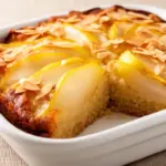herbstlicher Birnenkuchen mit Mandeln - featured image