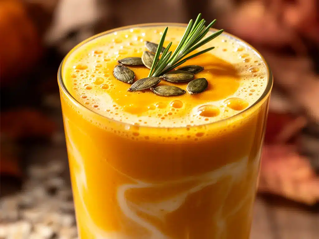 Herbstlicher Kürbis-Smoothie - featured image