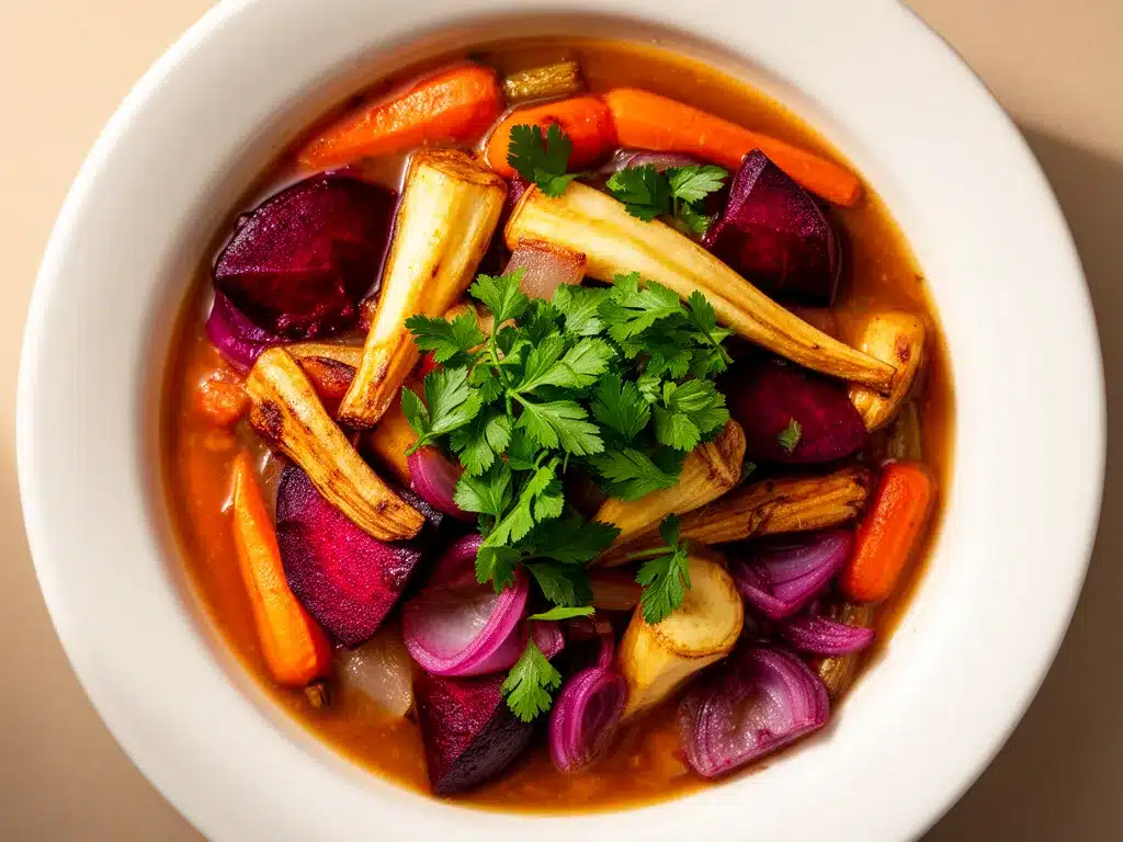 Herbstlicher Wurzelgemüse-Eintopf: 5 Einfache Erntedank Rezepte 4 Herbstlicher Wurzelgemüse-Eintopf preparation steps