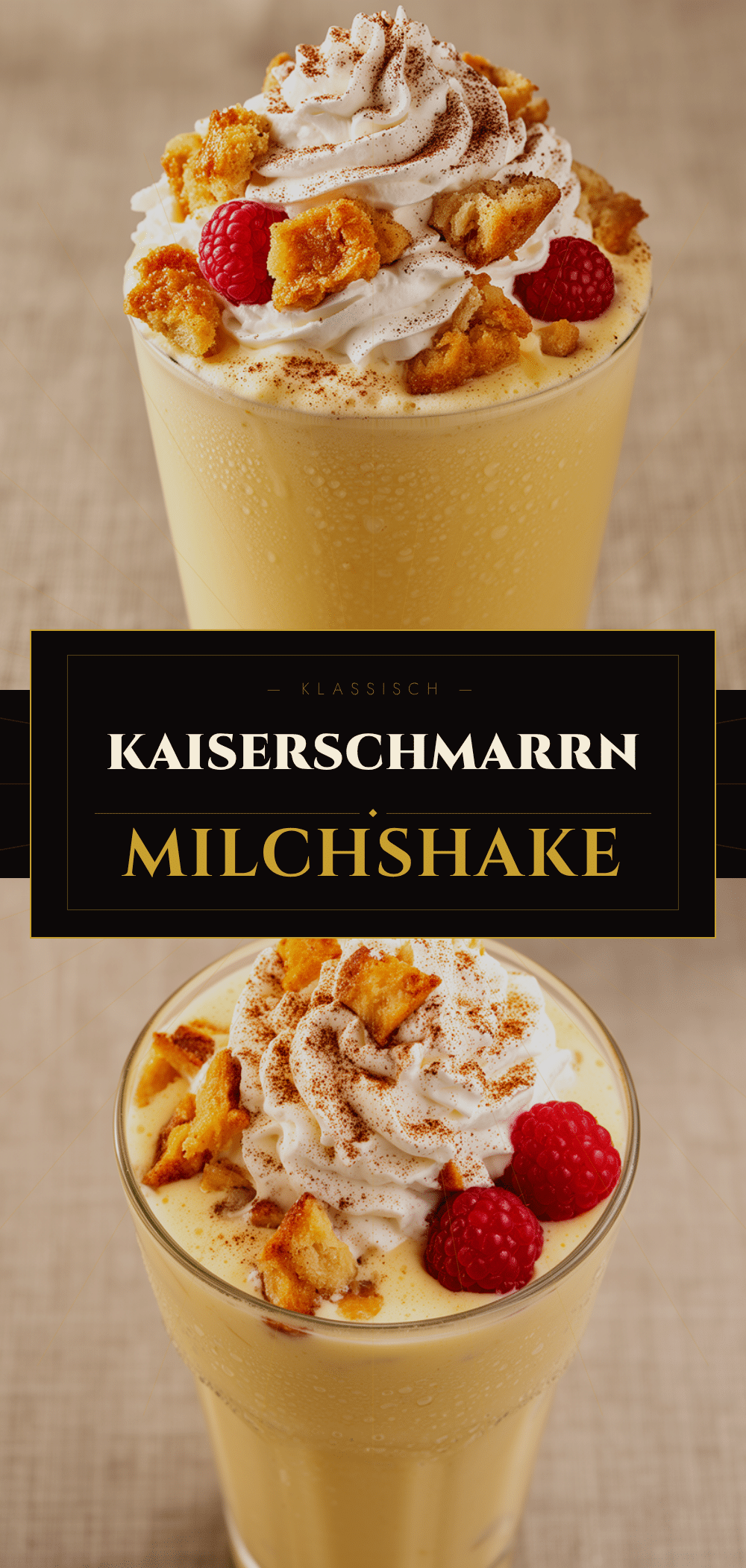 Fluffig cremiger Kaiserschmarrn Milchshake: Das beste 5-Minuten Rezept 5 Kaiserschmarrn Milchshake recipe