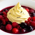 Klassische Rote Grütze mit Vanillesauce - featured image
