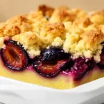 Klassischer Zwetschgenkuchen mit Streuseln - featured image