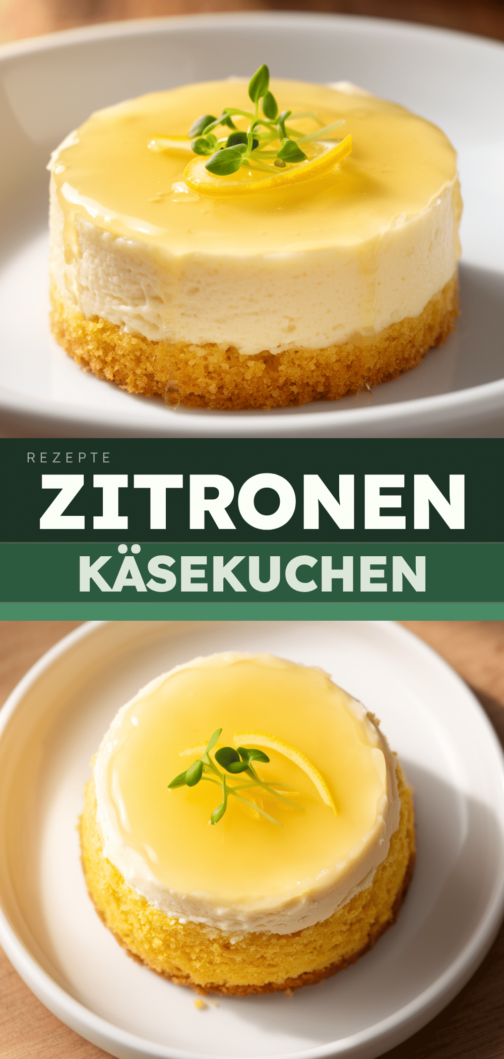 Kleiner Käsekuchen mit Zitronenguss: Cremig & Einfach 5 kleiner Käsekuchen mit Zitronenguss recipe
