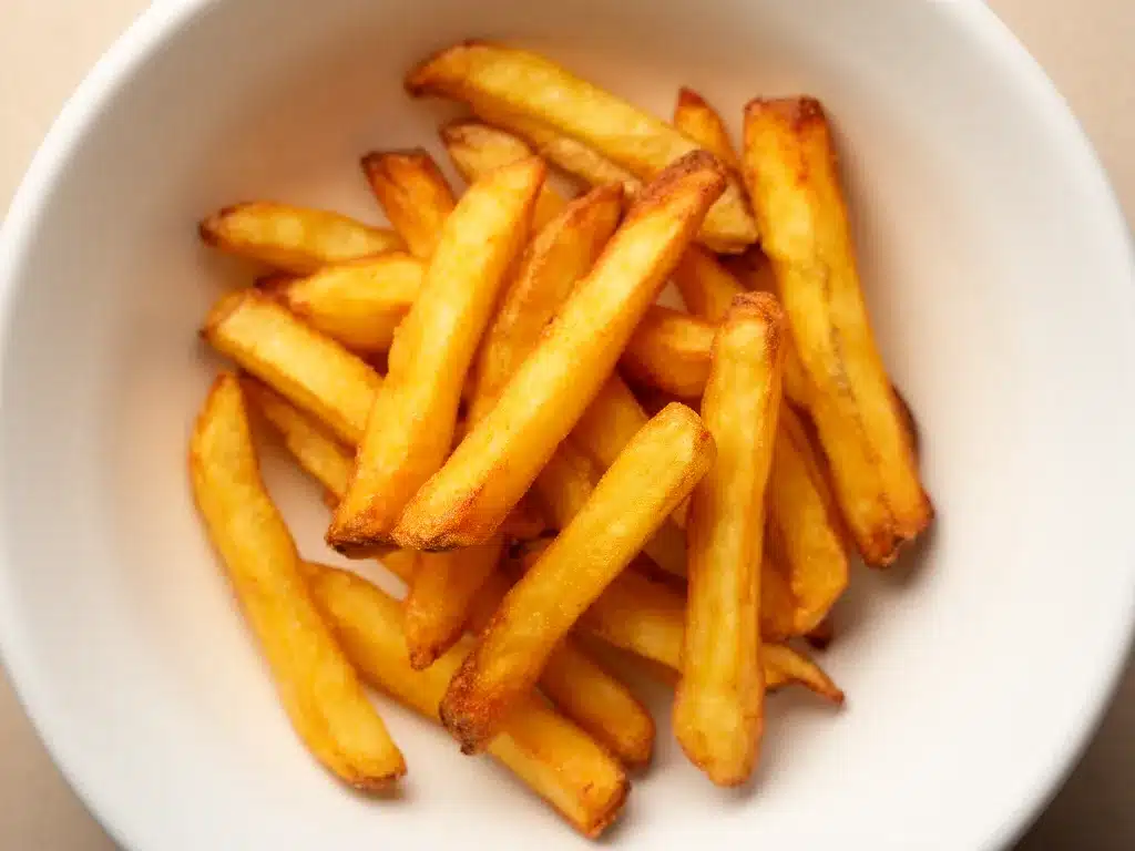Knusprige Airfryer Pommes ohne Öl: Die besten Rezepte 4 knusprige Airfryer Pommes ohne Öl preparation steps