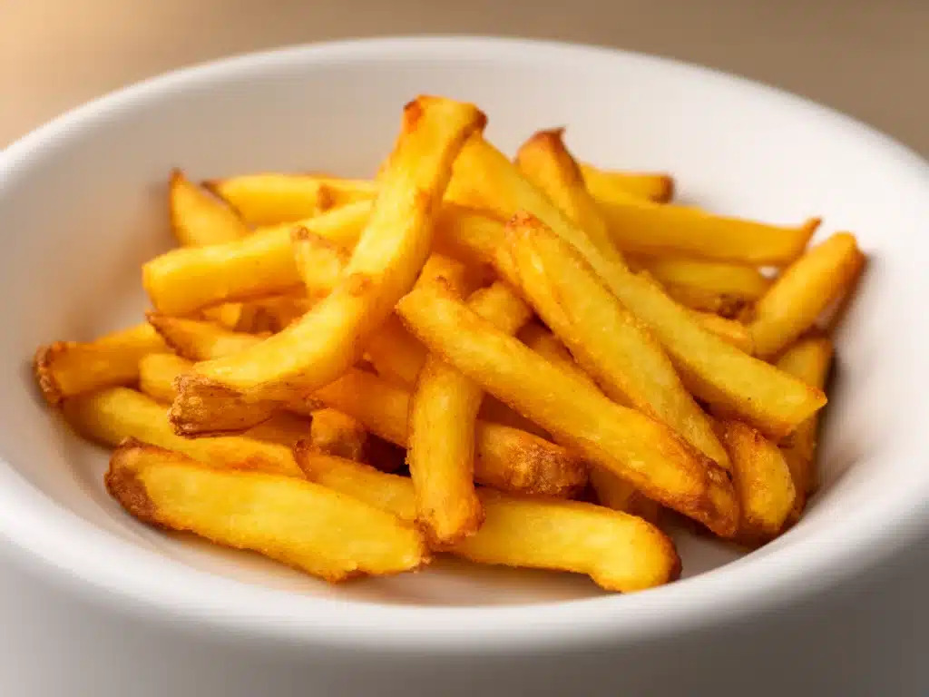 knusprige Airfryer Pommes ohne Öl - featured image