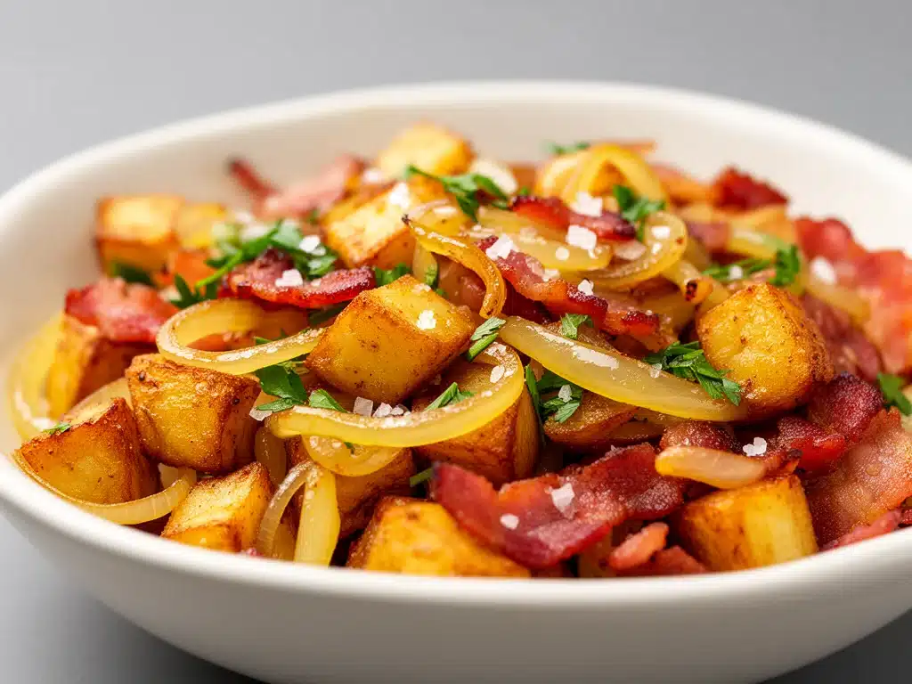 Knusprige Bratkartoffeln mit Speck - featured image