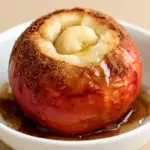 Knuspriger Bratapfel mit Marzipanfüllung - featured image