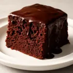ultra-saftiger Schokoladenkuchen mit Ganache - featured image