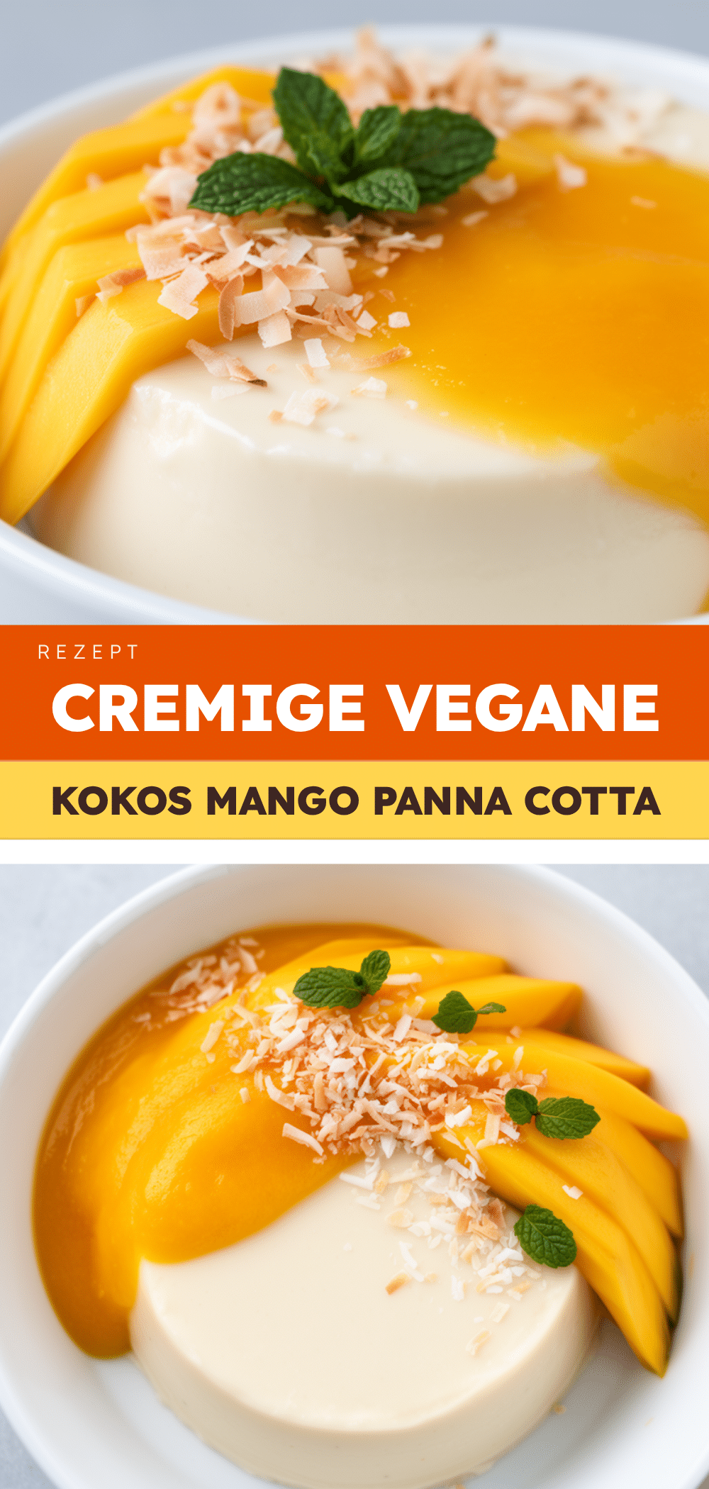 Vegane Kokos-Mango Panna Cotta: Cremiges Dessert in 15 Min 5 vegane Kokos-Mango Panna Cotta recipe