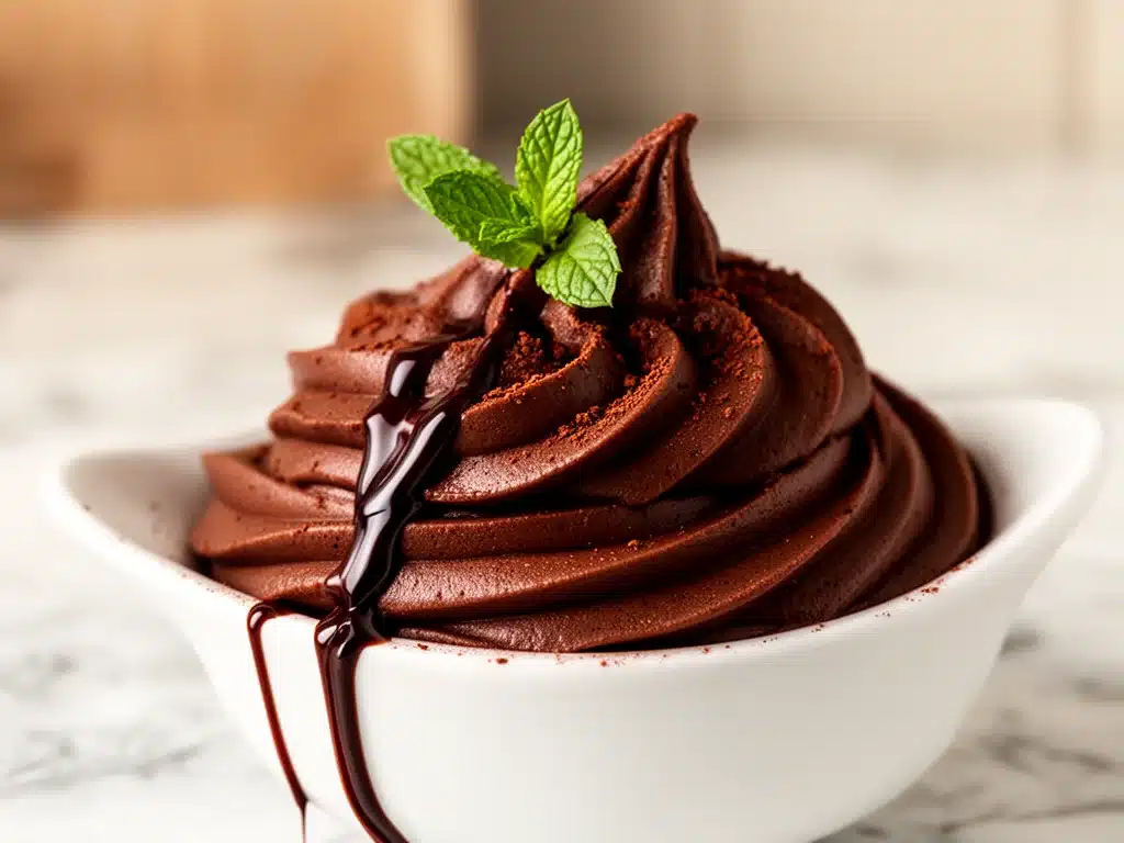 vegane Schokoladen-Avocado-Mousse - featured image