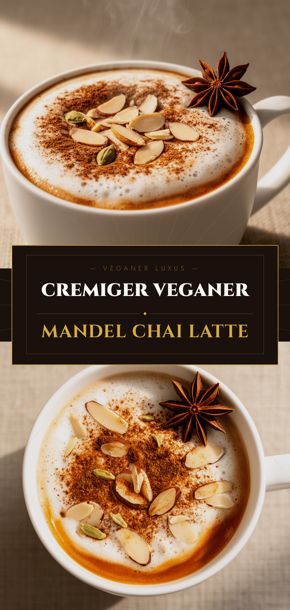 Veganer Mandel Chai Latte: Cremiger 10-Minuten Rezept 5 veganer Mandel Chai Latte recipe
