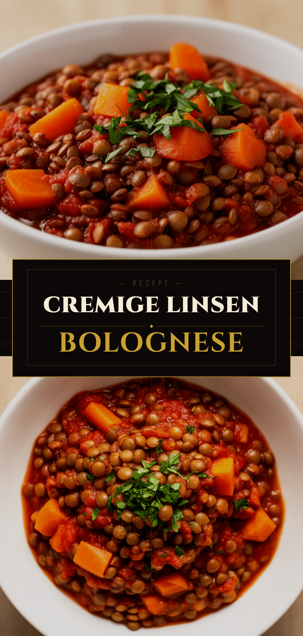 Vegetarische Linsenbolognese: Die beste, schnelle & gesunde Alternative 5 Vegetarische Linsenbolognese recipe