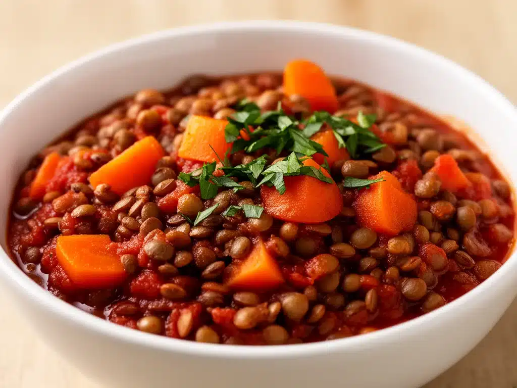 Vegetarische Linsenbolognese - featured image